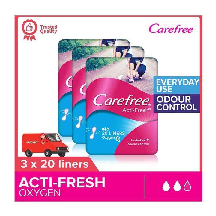 Carefree Actifresh Oxygen Panty Liners Value Pack Bundle Lazada