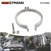 ✲ EPMAN Turbocharger Turbine Exhaust Stainless Steel Clamp V-Band CHRA Turbo Flange 95mm Flange for Toyota CT26 CT20 EP-HFQ950