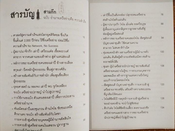 หนังสือ-สามก๊ก-ฉบับอำนาจเครือข่ายคือความสำเร็จ