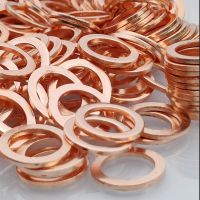 ☬┋✿ 30pcs Copper Washers Set Solid Gasket Sump Plug Oil Shim Flat Ring Seal Plain Spacer Washers M4 M5 M6 M8 M9 M10 M12 M14 M16 M18