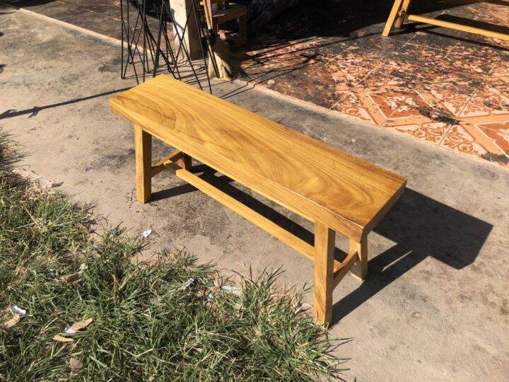 ม้านั่งไม้มะหาดไม้แผ่นเดียว ม้านั่งสนาม ม้านั่งยาว ม้านั่งไม้ เก้าอี้