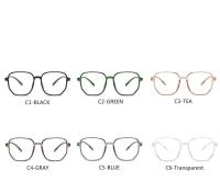 2020 new trendy polygonal Korean style big frame fashion glasses