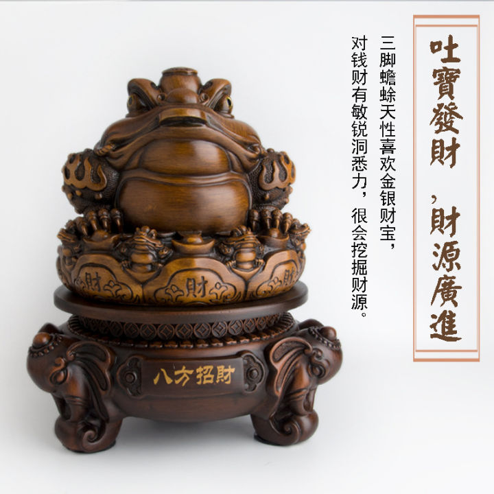 ของตกแต่งบ้านทำจากไม้เลียนแบบ-jinchan-bafang-laicai-ทำจากไม้เลียนแบบของขวัญสำหรับเปิดบ้านใหม่