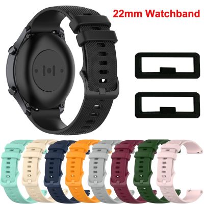 22mm Silicone Watch Band for Xiaomi Mi Watch Color Soft Sport Strap Bracelet Watchband Rubber Ring Buckle Holder Accessories Picture Hangers Hooks