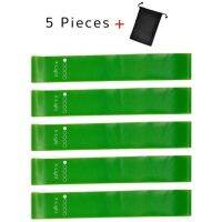 สายยางต้านทานสำหรับเล่นโยคะ5ชิ้น/เซ็ตสายยืดสำหรับออกกำลังกายอุปกรณ์ฟิตเนสพิลาทิสการฝึกกีฬายางยืดเพาะกาย