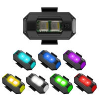 【 Cw】universal Strobe Lighting ชาร์จ USB ชาร์จ Night Fly Anticollision อุปกรณ์เสริมไฟเตือนรถจักรยานยนต์