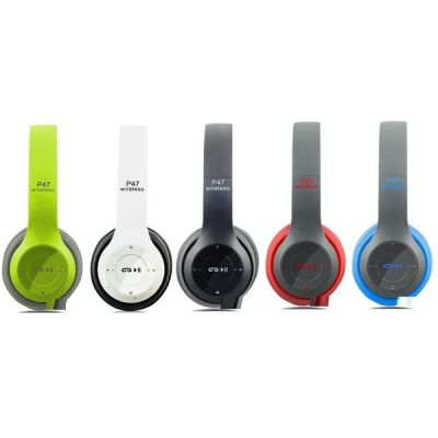 P47หูฟังบลูทูธ เสียงดี Wireless Bluetooth Stereo Headset หูฟังบลูธูทไร้สาย ของแท้ 100%