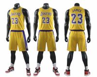 ชุดบาสเก็ตบอล ชุดบาส ลอสแอนเจลิส เลเกอรส์(Los Angeles Lakers) สกรีนเบอร์ 23(พร้อมส่งในไทย)