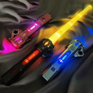Thanh Kiếm Laser Đèn Flash Gậy Laser Quay Tay Đồ Chơi Phát Sáng Trẻ Em Có