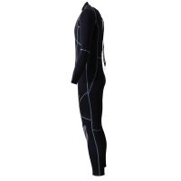 ；。‘【； Premium Neoprene Wetsuit 3Mm Men Scuba Diving Thermal Winter Warm Wetsuits Full Suit Swimming Surfing Kayaking Equipment Black