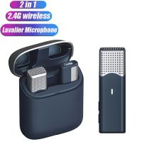 《Miss you electronic》2.4ไมโครโฟน GLavalier ไมโครโฟนบันทึกวิดีโอสำหรับ IPhoneLive BroadcastPhone MicrofonoeMicrophone Accessories