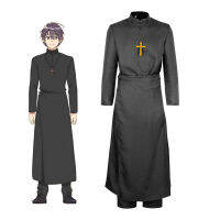 The White Holy Woman and The Black Priest / Shiro Seijo To Kuro Bokushi Cosplay Costume Lawrence Clothes Halloween Stage Costume|ผู้หญิงศักดิ์สิทธิ์สีขาวและนักบวชผิวดํา / Shiro Seijo ถึง Kuro Bokushi คอสเพลย์คอสตูม Lawrence เสื้อผ้าชุดฮาโลวีนเวที