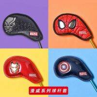 ✿ﺴ✥ เกาหลีใต้ Volvik Golf Club Head Cover Marvel Hero Series Golf Iron Set 9pcs