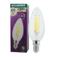 SYLVANIA หลอดไฟวินเทจ Filament ฟิลาเมนต์ รุ่น ToLEDo FIRA Candle 4W ขั้ว E14 แสงวอร์มไวท์