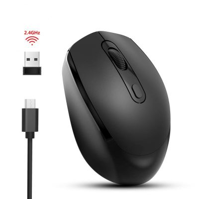 Portable Adjustment 2.4g Wireless Mouse Rechargeable Mute Mouse Rechargeable Mouse Office Tools For Gamers Wireless Gaming Mouse