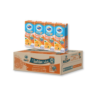 สินค้ามาใหม่! โฟร์โมสต์ โอเมก้า โยเกิร์ตพร้อมดื่มยูเอชที รสส้ม 170 มล. x 48 กล่อง Foremost Omega Drinking Yogurt UHT Orange Flavor 170 ml x 48 boxes ล็อตใหม่มาล่าสุด สินค้าสด มีเก็บเงินปลายทาง