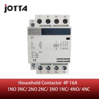 1no คอนแทคเตอร์4P 16a 220V/230V 50/60Hz สำหรับใช้ในครัวเรือนระบบ Ac 3 2no 2NC 3no 1NC/4โน4nc