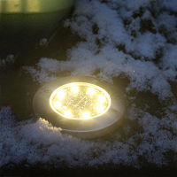 8 LED Solar Lawn Yard Led Night Light Buried Solar Garden Light IP65 Waterproof Outdoor PathWay Floor Under Ground Spot Lamp