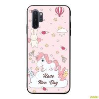 เคส AAC น่ารักสำหรับ Samsung Galaxy Note 10 Plus HMHD ซิลิคอนนุ่มรูปแบบเคสโทรศัพท์เคส TPU