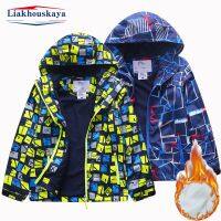 Kids Jacket For Boy ChildrenS Wear Boys Windbreaker Autumn Baby Waterproof Inner Polar Fleece Jackets Coat Outwear Submachine