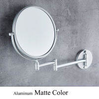 8" Round Magnifying Mirror Double Side 3x to 1x Bathroom Make Up Mirror Wall Mount 3D71921