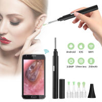 【ลดกระหน่ำ】3.9มม. WiFi Visual Ear Cleaner Ear Pick Otoscope Camera Borescope Wireless Luminous Earpick Ear Wax Removal Tool สำหรับ Android IOS