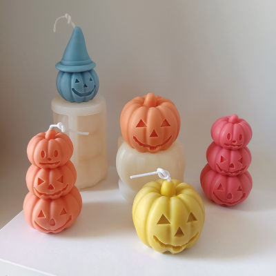 Pumpkin Shaped Candle Mold Christmas Gifts Craft Mold DIY Candle Making Molds Pumpkin Candle Silicone Mold Soap Resin Chocolate Mold