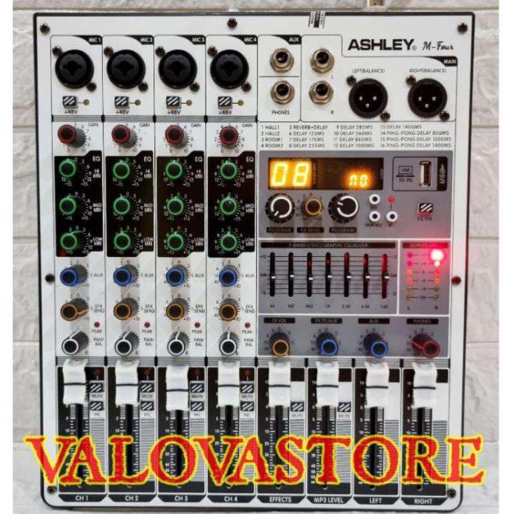 Mixer Ashley M Four 4 Channel Bluetooth USBampli power bluetooth