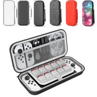 Carrying Case for Nintendo Switch/ Switch OLED Protective Case Storage Bag for Nintendo Switch/OLED Console LED Strip Lighting