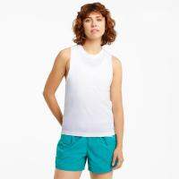 PUMA Evide Mesh Tank เสื้อกล้ามผู้หญิง สีขาว