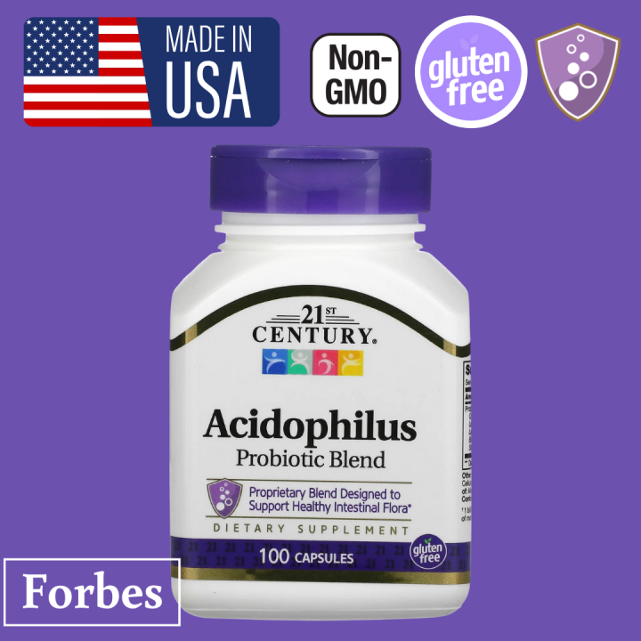 21st Century Acidophilus Probiotic Blend 100 Capsules SALE NEW STOCK ...