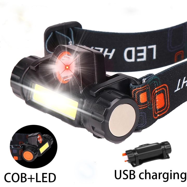 headworn-strong-light-flashlight-charging-ultra-bright-remote-outdoor-ultra-light-multi-function-household-led-headlamp