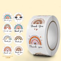 50-500pcs 1 Inch Cute Cartoon Sealing Stickers Thank you Sticker Envelope Gift Decor Labels Children Stationery Stickers Stickers Labels