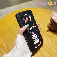 Jlingji เคสสำหรับ Xiaomi Poco X5 Pro 5G Redmi Note 12 Pro Speed 5G Note 12 5G เคสลายการ์ตูน Kuromi บางสวยงามเคสโทรศัพท์ดีไซน์ใหม่ขอบสี่เหลี่ยมเคสนิ่มป้องกันปลอกซิลิโคนเคสกันกระแทก