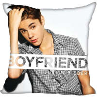 ปลอกหมอน Justin Bieber ปลอกหมอนข้าง40x40cmone ขนาด45X45ซม. สำหรับห้องนั่งเล่นปลอกหมอน