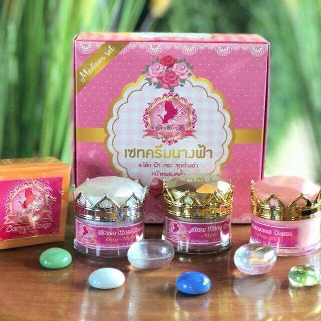 ครีมนางฟ้า-the-angel-cream-ครีมหน้าใส-ชุดกลาง-5-กรัม-1-เซต