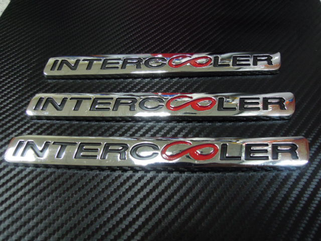 พลาสติกชุบโครเมี่ยม-หรือ-สติ๊กเกอร์ฟอยปั๊มนูน-คำว่า-intercooler-ติดกระจังหน้า-toyota-vigo-fortuner-โตโยต้า-วีโก้-ฟอร์จูนเนอร์-ติดรถ-แต่งรถ-sticker