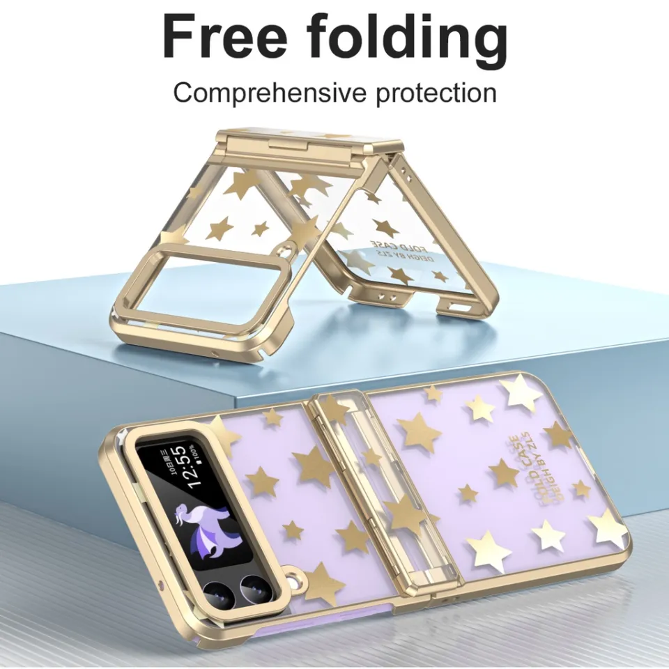 Star Pattern Foldable Phone Case Compatible With Samsung