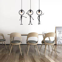 Retro Iron Little Single lamp Cartoon Children Iron Hanging Light Swing Chandelier Dining Room Furniture