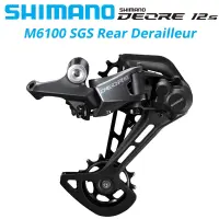 SHIMANO DEORE ใหม่ของแท้ SHADOW RD-M6100-SGS 1X12-Speed RAPIDFIRE PLUS สายรัดยึดคันเกียร์ขวา12V 12S