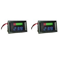 5X 12V ACID Lead Battery Capacity Indicator Charge Level LED Tester Blue Voltmeter