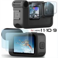 6Pcs/set HD Tempered Glass for GoPro Hero 11/10/9 Front Screen&amp;Lens Protector Glass Film for HERO 11 10 9 Black Action Camera