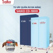 Tủ sấy quần áo SAIKO CD-1800 khung inox to công suất lớn bảo hành chính
