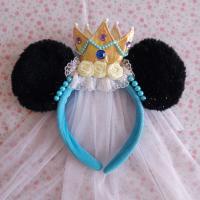 ที่คาดผม มินนี่ (Minnie Headband) ที่คาดผมเจ้าหญิงดิสนี่ย์ สีฟ้า Tokyo Disney Resort ของแท้