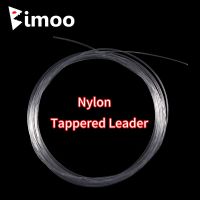 Bimoo 2Bags 9FT 12LB 15LB 20LB Tapered Fly Fishing Leader Tippets Large Size Nylon Monofilament Fly Fishing Tippet Line Fishing Lines