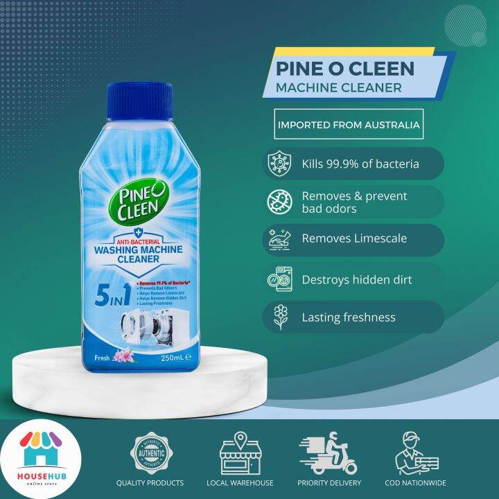 Pine O Cleen Antibacterial Washing Machine Cleaner, Fresh 250mL