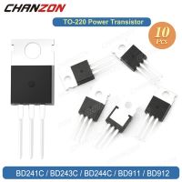 10Pcs Bd241C Bd243C Bd244C Bd911 Bd912 to220 Power Transistor New And Original Single Triode Tube Assorted Integrated Circuit Ic