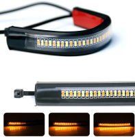 Universal Flexible LED Motorcycle Turn Signal Light ke Lamp Bar Strip Off-road Moto License Plate Taillight LED ke Light