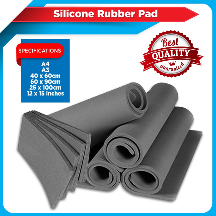 (PRINTING VIEW) Rubber Heating Pad for Heat Press Different Sizes