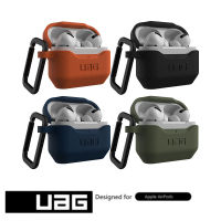 UAG Airpods Pro เคส Airpods 1/2รุ่น Apple ไร้สายบลูทูธชุดหูฟังหูฟังกรณีป้องกันการวางซิลิโคนอ่อนนุ่มปลอกกับพวงกุญแจหูฟังอุปกรณ์เสริมฝาครอบ